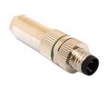 Circular Connector, 3 Contacts, In-line, M8 Connector, Plug, Male, IP67, Buccaneer M5 Series